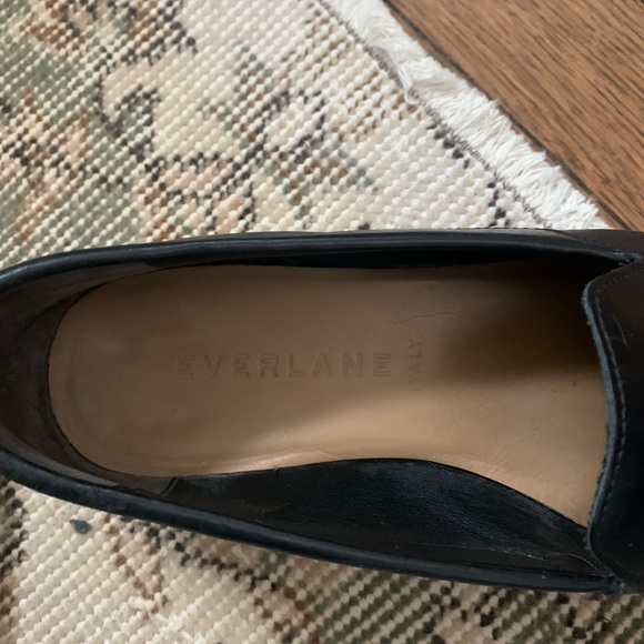 Everlane Black Italian Leather Loafers - Picture 2 of 3